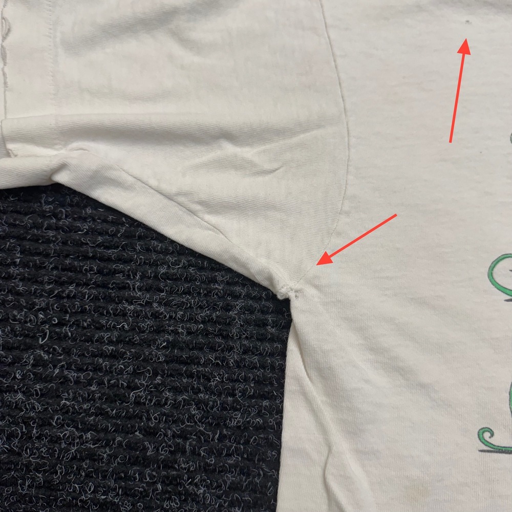 Vintage 90s Pensacola Beach Lizard T-Shirt Nixon Did This Single Stitch White L - Picture 8 of 16